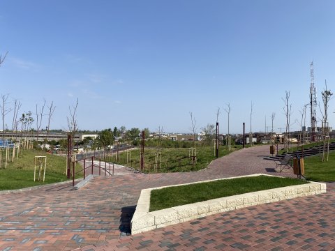 Parcul Teilor după inaugurare (Titanul Nou)