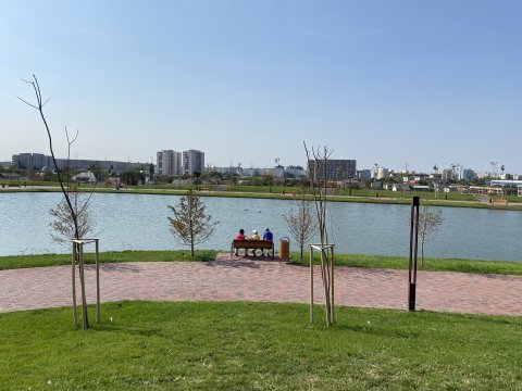 Parcul Teilor după inaugurare (Titanul Nou)