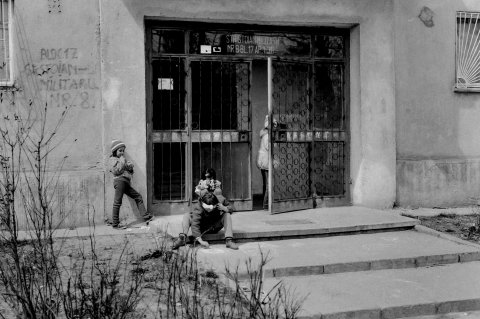 Intrare în bloc - Strada Stoian Militaru