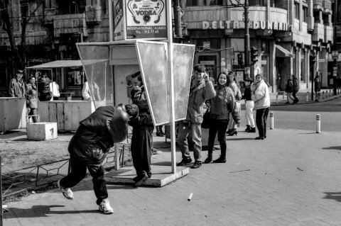 Telefon public - Calea Victoriei