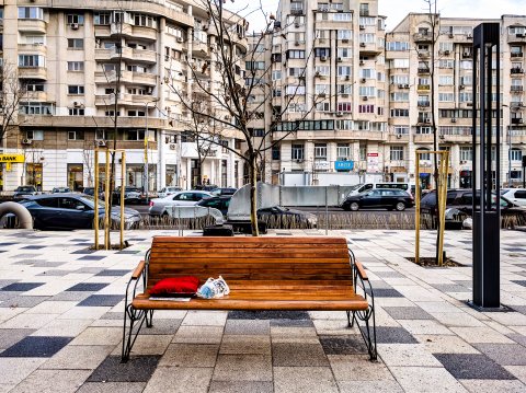 Bancă cu pernă - Bulevardul Decebal