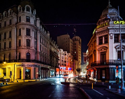 Avarie la sistemul de iluminat - Calea Victoriei