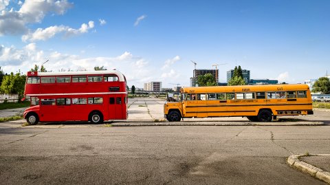 Autobuze exotice - Strada Fabricii