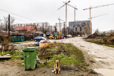 Șantier - Strada Fruntaș Anghel Mihail