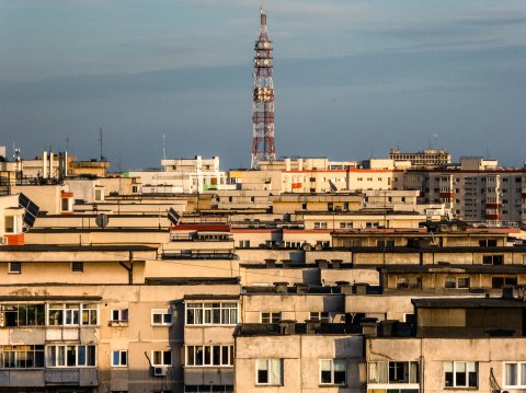 Vedere spre Piața Sudului - Șoseaua Olteniței