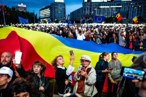 România în Lumină - Meeting susținere Nicușor Dan