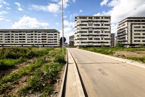 Trotuar - Zona rezidențială Militari - Comuna Chiajna