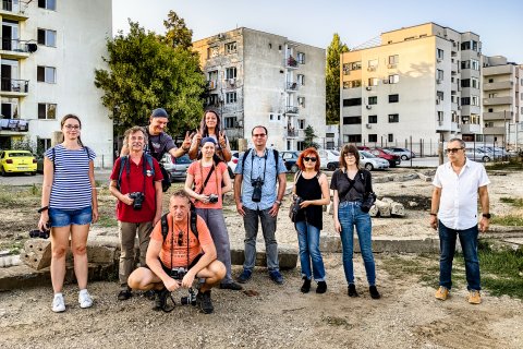 Poza de grup - Excursie pe strada Liniei