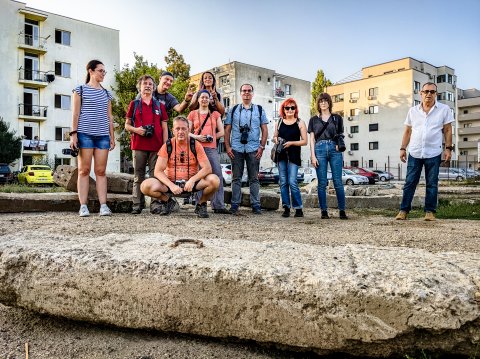 Poza de grup - Excursie pe strada Liniei