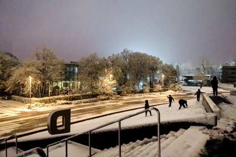 Iarna - Stadionul Național