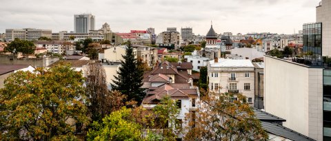 Vedere către Piața Romană - Strada Căderea Bastiliei