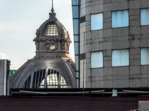 Cupola palatului CEC - Strada Eforie