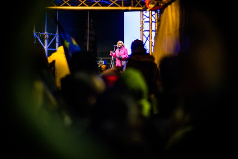Protest Pro Europa - Piața Universității