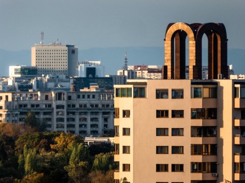 Vedere spre Piața Victoriei - Șoseaua Olteniței