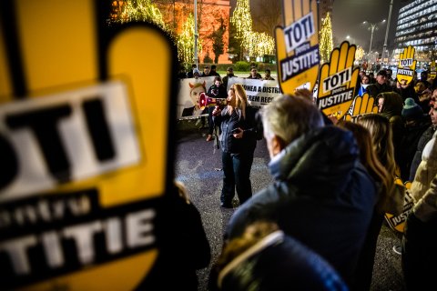 Protest Justiție - Piața Victoriei