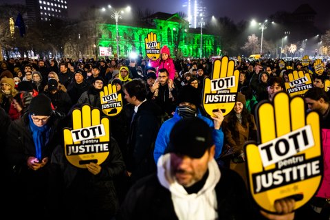Protest Justiție - Piața Victoriei