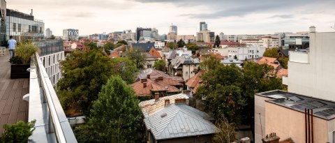 Vedere către Piața Victoriei - Strada Căderea Bastiliei