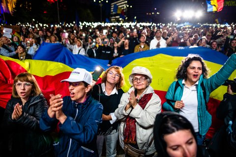 România în Lumină - Meeting susținere Nicușor Dan