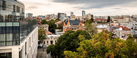 Vedere către Piața Victoriei - Strada Căderea Bastiliei