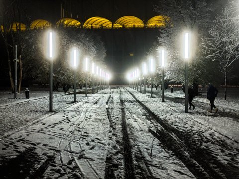 Iarna - Stadionul Național