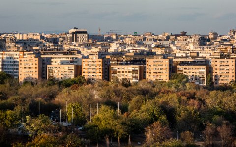 Vedere spre Tineretului - Șoseaua Olteniței