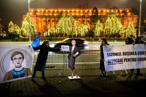 Protest Justiție - Piața Victoriei