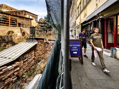 Șantier abandonat - Curtea Veche