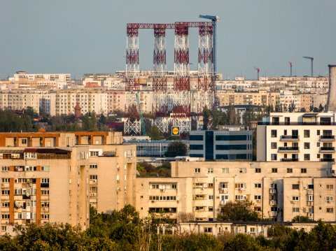 Vedere spre Ozana - Șoseaua Olteniței