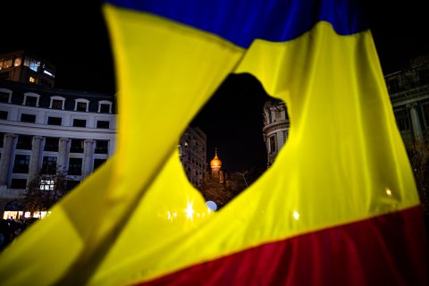 Protest Pro Europa - Piața Universității