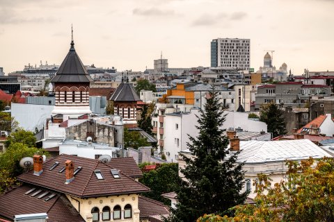 Vedere către Izvor - Strada Căderea Bastiliei