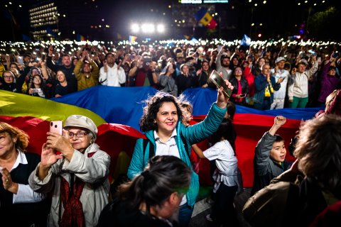 România în Lumină - Meeting susținere Nicușor Dan