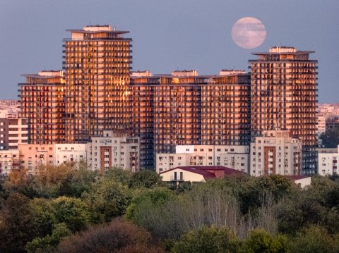 Vedere spre Asmita Gardens - Șoseaua Olteniței